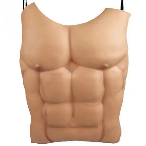 Halloween Funny Decoration Fake Muscle Men Belly