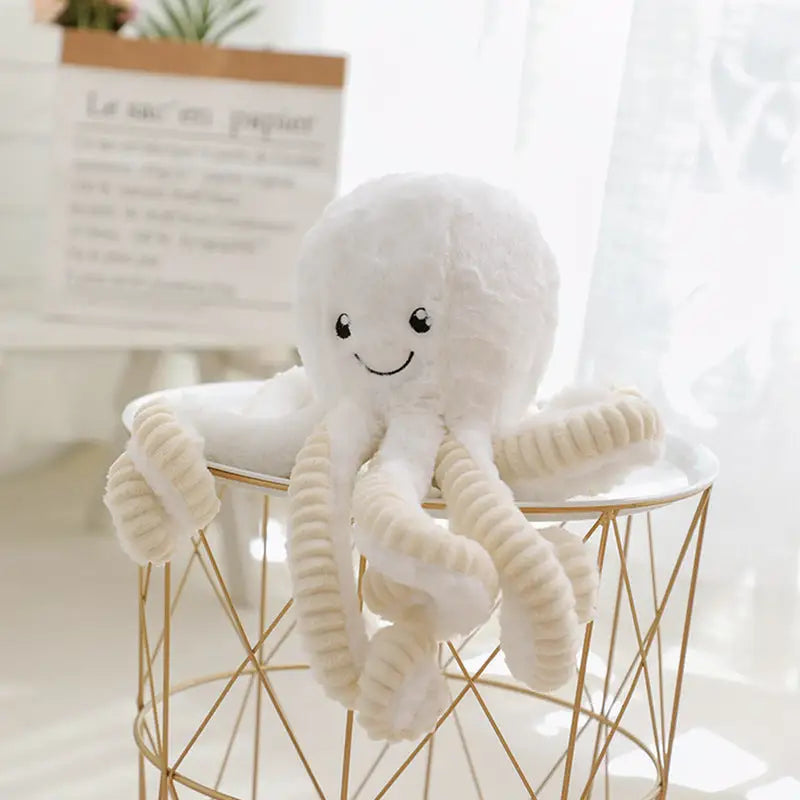 Octopus Plush - White / 18cm - gifts for her