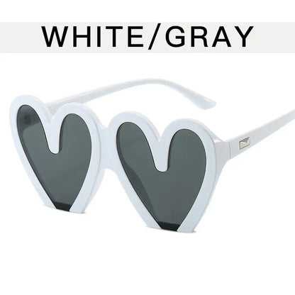 Party Trendy Women’s Sunglasses - Solid white gray tablet