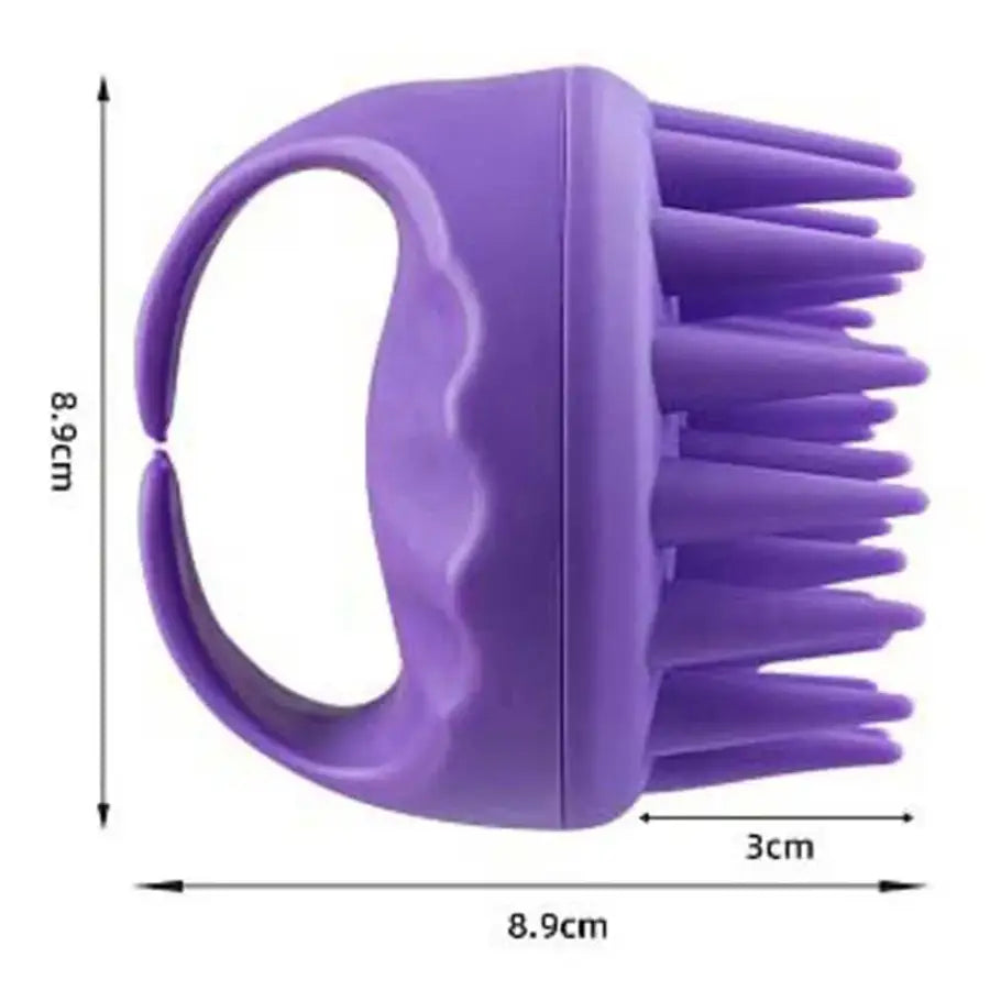 Portable Long Tooth Shampoo Brush Handheld Round Soft Scalp