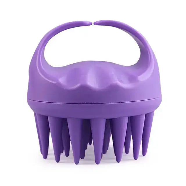 Portable Long Tooth Shampoo Brush Handheld Round Soft Scalp