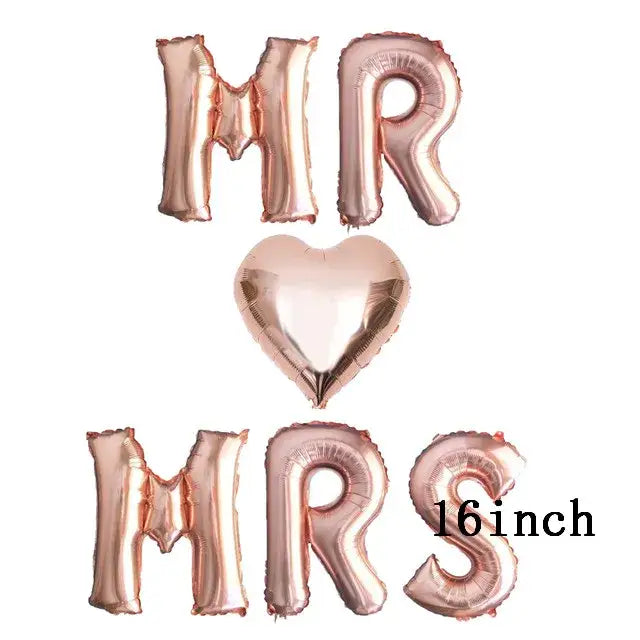 Rose Gold Bride To Be Letter Foil Balloon Wedding Bridal