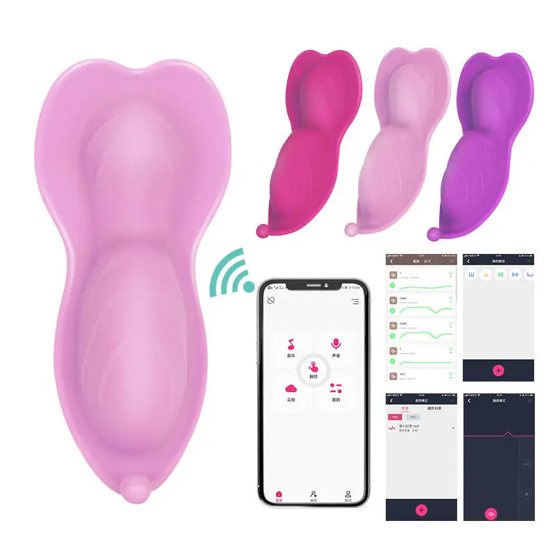 Wave Of Flowers Wireless Remote Control Vibrator with APP