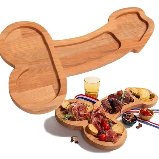 Wooden Aperitif Board Dinner Fruit Cheese Plate Home
