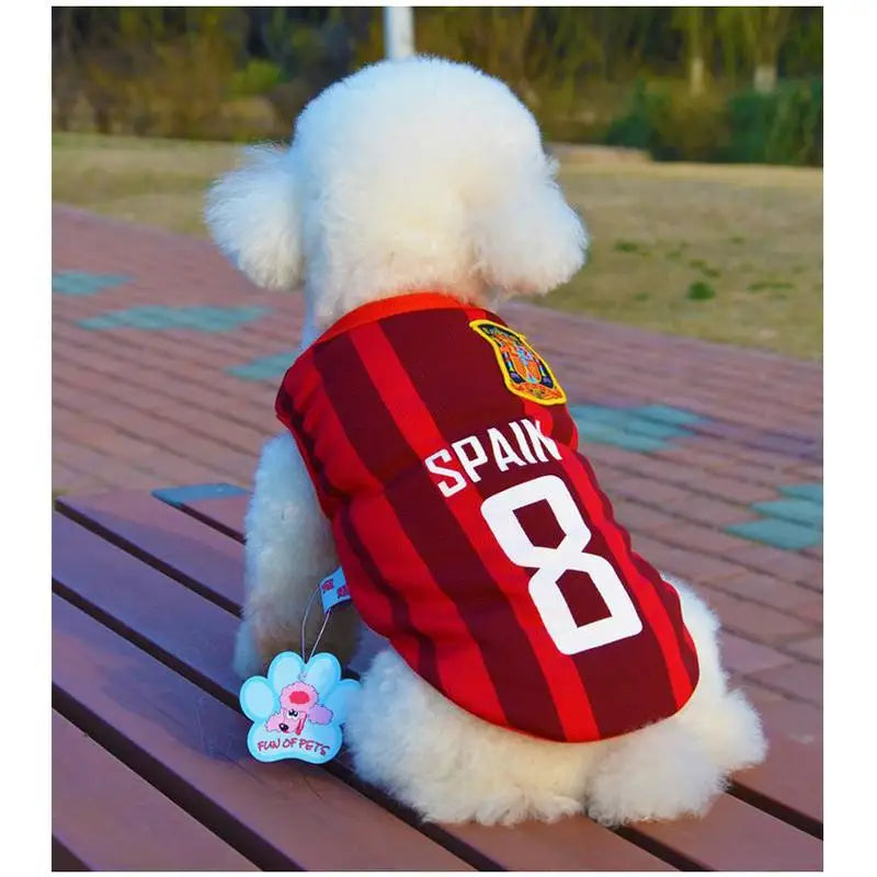 World Cup Soccer Jersey For Dog