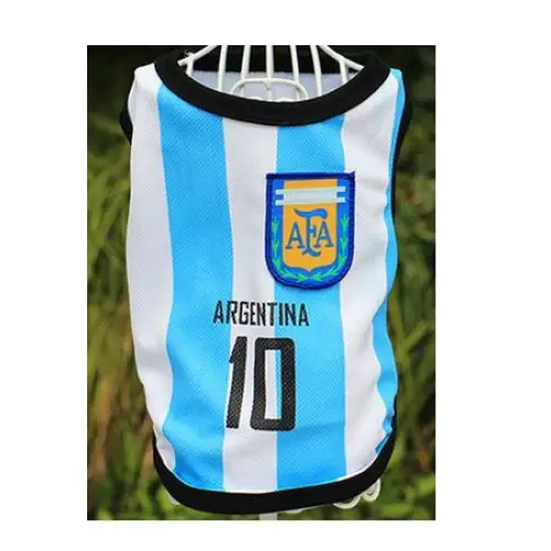 World Cup Soccer Jersey For Dog - Argentina XS
