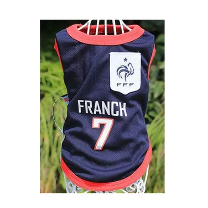World Cup Soccer Jersey For Dog - France XS