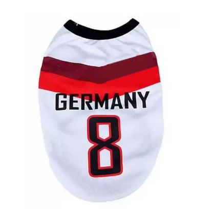 World Cup Soccer Jersey For Dog - Germany XS