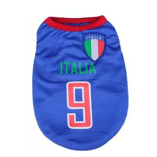 World Cup Soccer Jersey For Dog - Italy XS