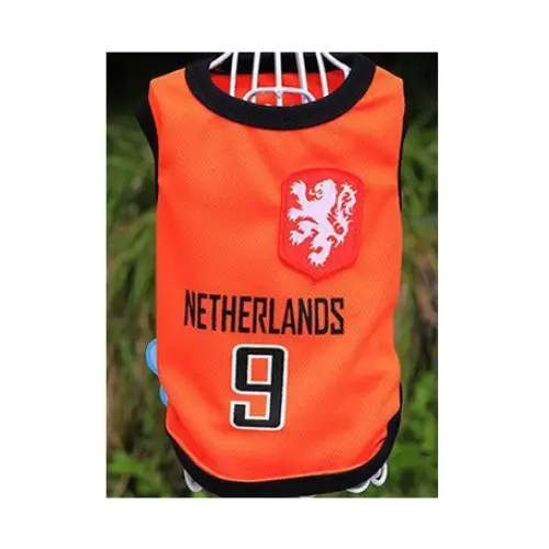 World Cup Soccer Jersey For Dog - Netherlands XS